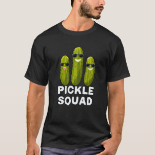 Camiseta Disfraz de pepino de vinagre vegano Dill adulto Ch