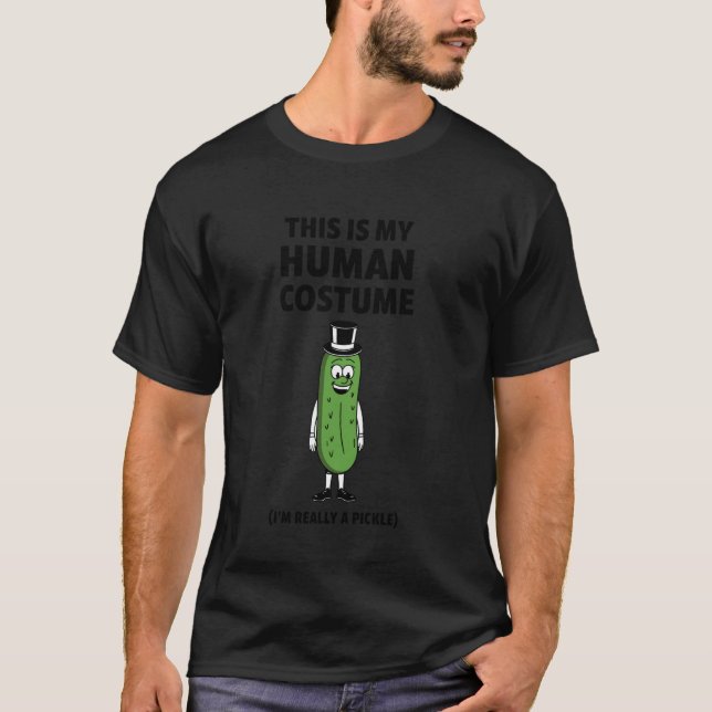 Camiseta Disfraz de Pepino en Escabeche (Anverso)