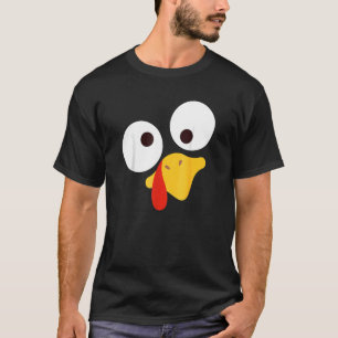 Camiseta Disfraz de peregrino con cara de pavo  1