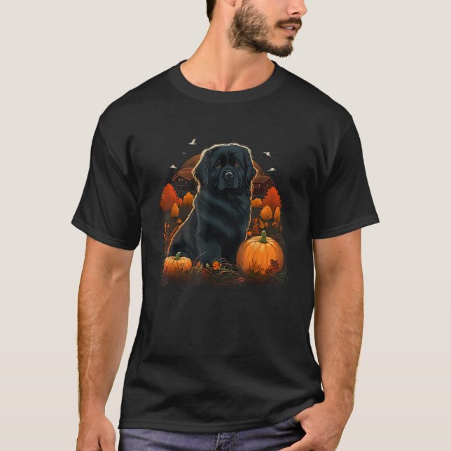 Camiseta Disfraz de perro de Newfie en Hal de perros de Ter (Anverso)
