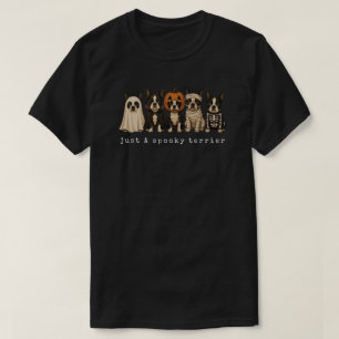 Camiseta Disfraz de perros Boston Terrier lindos de Hallowe