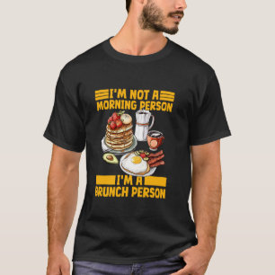 Camiseta Disfraz de persona de brunch bonita para amantes d