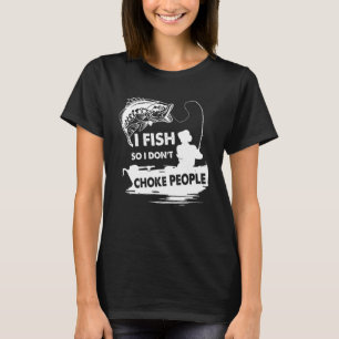Camiseta Disfraz de pescador que ahoga a la gente