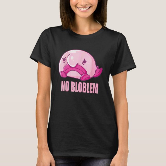 Camiseta Disfraz de pez blob - cara de pez blob feo - Blob  (Anverso)