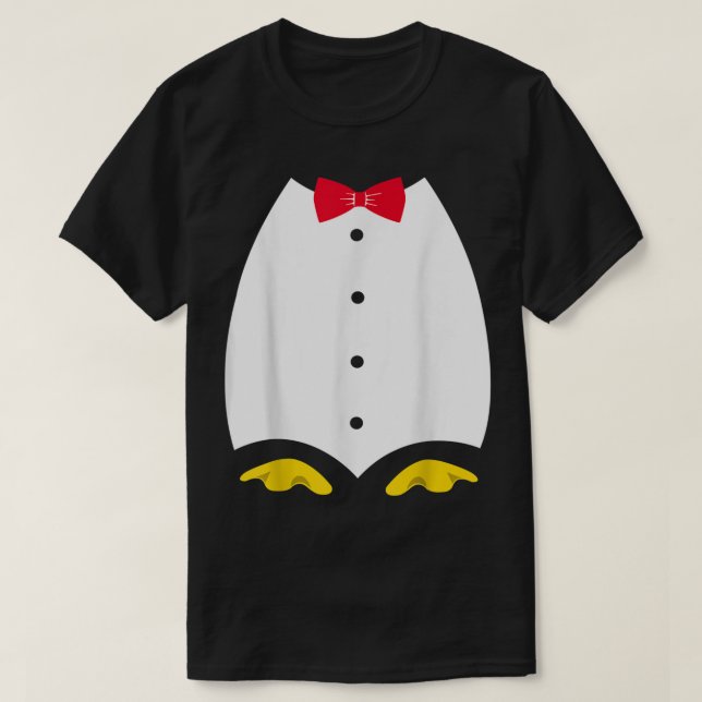 Camiseta disfraz de pingüino para niños Penguin Tuxedo Hall (Diseño del anverso)