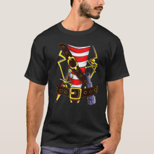 Camiseta Disfraz de pirata bucanero Lazy Halloween