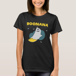 Camiseta Disfraz de plátano fantasma aterrador de Halloween