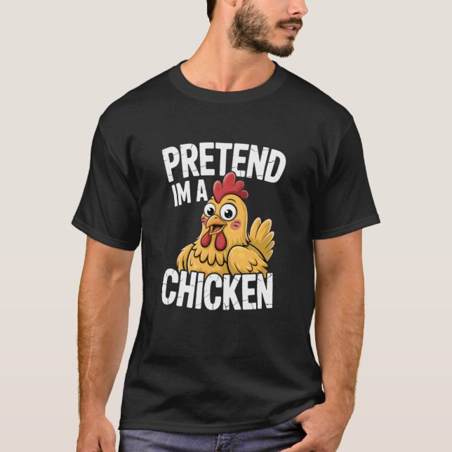 Camiseta Disfraz de Pollo (Anverso)