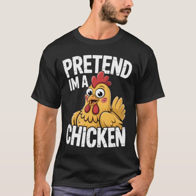 Camiseta Disfraz de Pollo _1  (Anverso)
