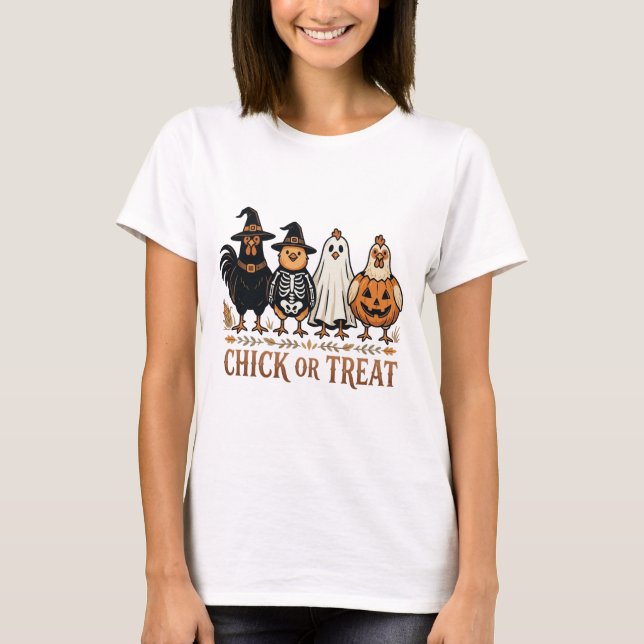 Camiseta Disfraz de pollo de granja lindo gráfico (Anverso)