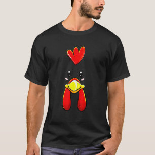 Camiseta Disfraz de pollo de Halloween para niños y adultos