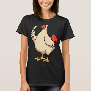 Camiseta Disfraz de Pollo para Halloween Gallo Cosplay de A