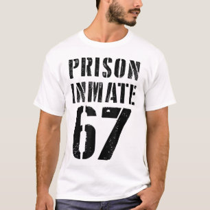 Camiseta Disfraz de preso 67 meme de Halloween cárcel preso