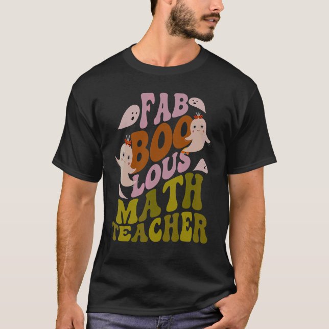 Camiseta Disfraz de PROFESOR DE MATEMÁTICAS Faboolous Este  (Anverso)