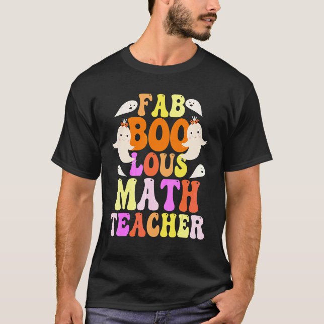 Camiseta Disfraz de PROFESOR DE MATEMÁTICAS Faboolous Este  (Anverso)