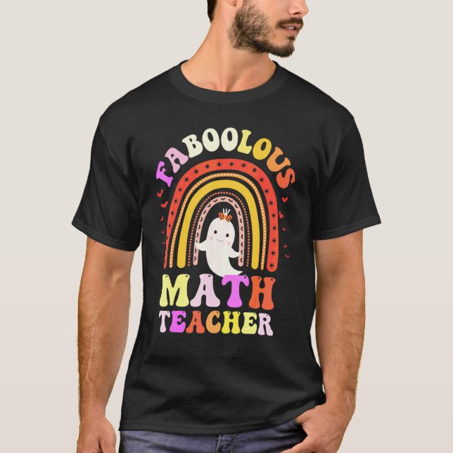 Camiseta Disfraz de PROFESOR DE MATEMÁTICAS Faboolous Este  (Anverso)