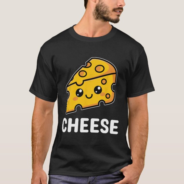 Camiseta Disfraz de queso Mac Macaroni Kawaii Halloween (Anverso)