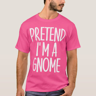 Camiseta Disfraz de regalo de gnomo fácil de fingir último