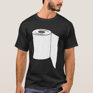 Camiseta Disfraz de Rollo de Papel Higiénico de Halloween D