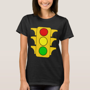 Camiseta Disfraz de Semáforo Para Actuación de Halloween