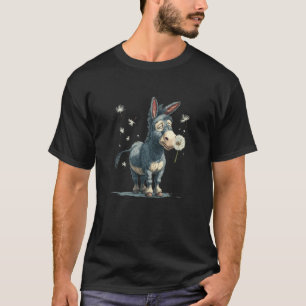 Camiseta disfraz de semillas de diente de león para burros