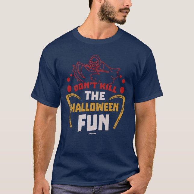 Camiseta Disfraz de Sensenmann Halloween divertido (Anverso)