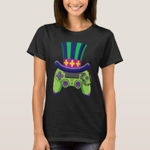 Camiseta Disfraz de sombrero de bufón de controlador de jue