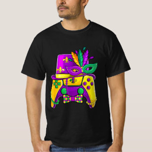 Camiseta Disfraz de sombrero de bufón de controlador de jue