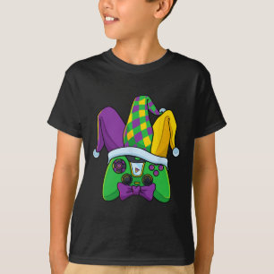 Camiseta Disfraz de sombrero de bufón de controlador de vid