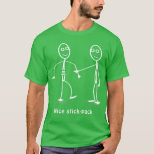 Camiseta Disfraz de Stickman StickPack Divertido y Bonito F