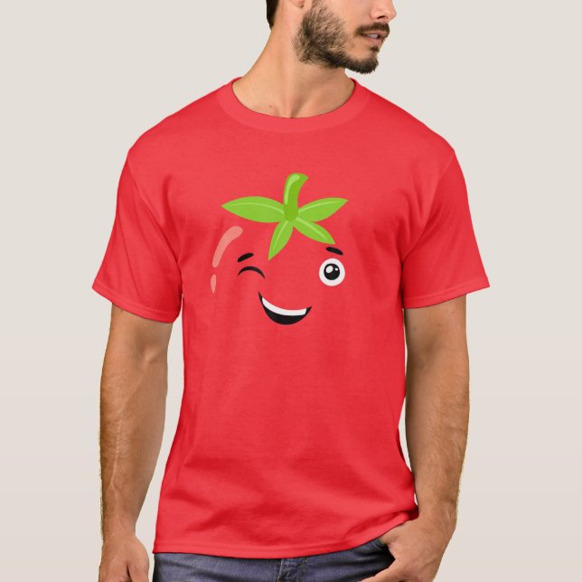 Camiseta Disfraz de tomate finge que soy un tomate (Anverso)
