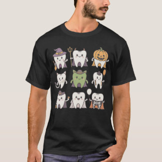 Camiseta Disfraz de tripulación dental Witcheeth dentista d
