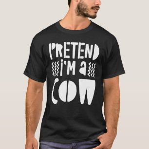Camiseta disfraz de vaca Pretend Im A Cow Gif