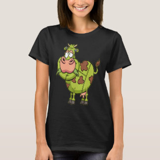 Camiseta Disfraz de vaca zombie perezoso de Halloween Granj