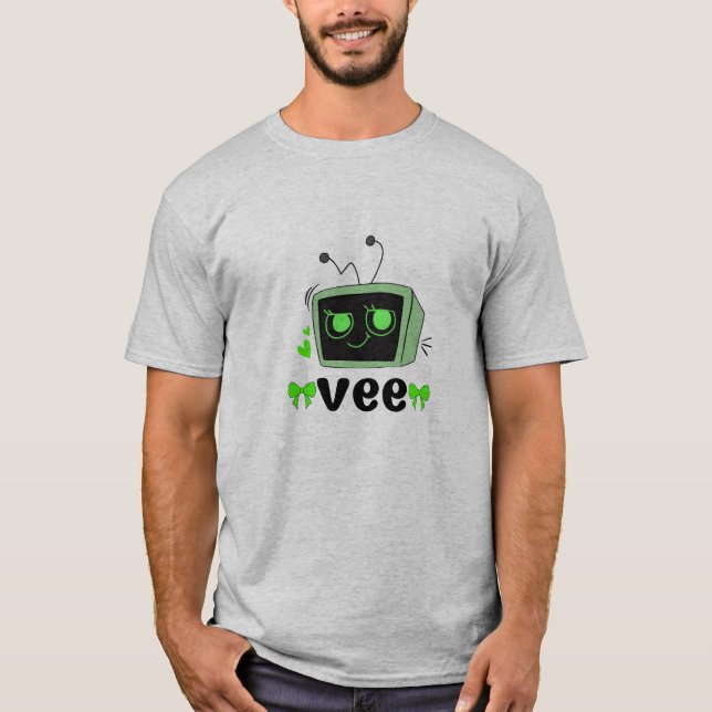 Camiseta Disfraz de Vee Mundial de Dandy - Tee de carácter  (Anverso)