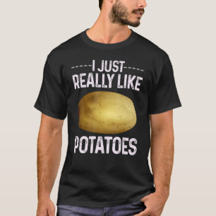 Camiseta Disfraz de Verdura de Patata Me Gustan Mucho Las