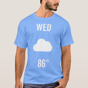 Camiseta Disfraz del clima del miércoles