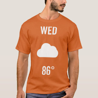 Camiseta Disfraz del clima del miércoles