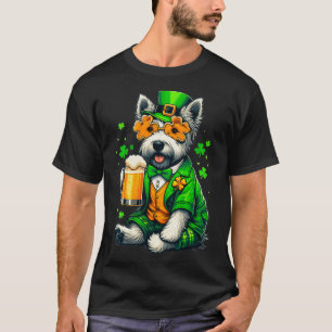 Camiseta Disfraz del Día Skye Terrier Saint Paddys para Lov