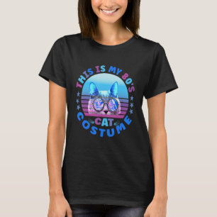 Camiseta Disfraz del Fiesta 80 Este es el costro de gato de