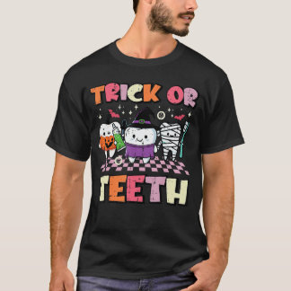 Camiseta Disfraz dental de Halloween Dentistrick Oreeth par