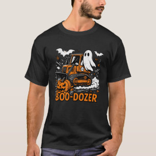 Camiseta Disfraz divertido de camiones fantasma Boo-Dozer d