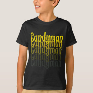 Camiseta Disfraz divertido de Candyman espejo al revés de H