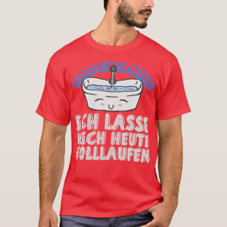 Camiseta Disfraz divertido de carnaval divertido en la bañe