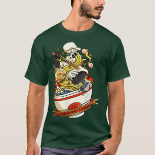 Camiseta Disfraz divertido de chef panda de fideos Ramen Ka