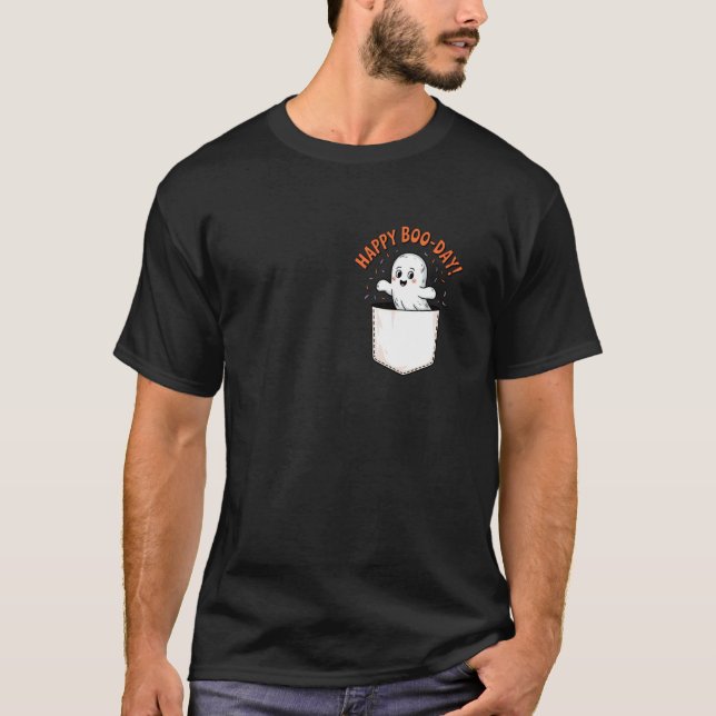 Camiseta Disfraz divertido de fantasma de bolsillo para Hal (Anverso)