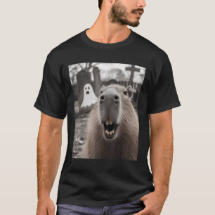 Camiseta Disfraz divertido de fantasma de capibara para Hal