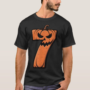 Camiseta Disfraz divertido de Halloween 6 7 Meme de Hallowe