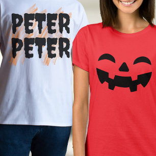 Camiseta Disfraz divertido de Halloween para parejas