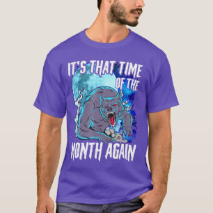 Camiseta Disfraz divertido de hombre lobo para mujeres y ho